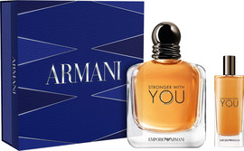 GIORGIO ARMANI STRONGER WITH YOU סט א.ד.ט + א.ד.ט לגבר