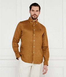 Ralph lauren חולצה מכופתרת פולו ראלף לורן Polo Pony-embroidered גברים - פולו ראלף לורן - Brown