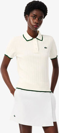 LACOSTE חולצת פולו לקוסט Collar Golf Sweater נשים