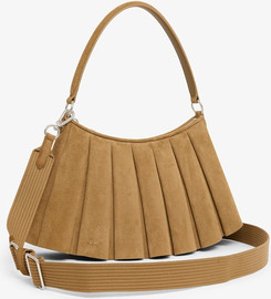 LACOSTE תיק לקוסט Medium Lenglen Suede Leather Purse נשים