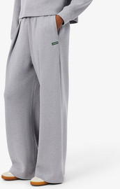 LACOSTE מכנס ארוך לקוסט Flare Fit Ribbed נשים