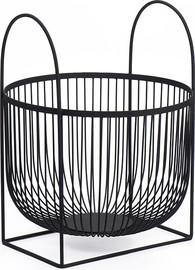 פלורליס סל ידיות רשת S בלאק 40x39.5x51