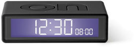 LEXON שעוןFLIP TRAVEL אפור כהה