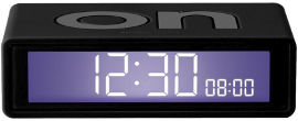 LEXON שעון FLIP TRAVEL שחור