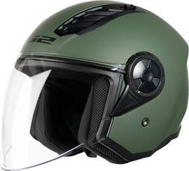 LS2 קסדה פתוחה 3/4 LS2 OF616 AIRFLOW II Matt Military Green – ירוק צבאי מט