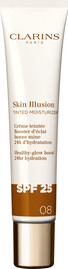 CLARINS SKIN ILLUSION קרם לחות SPF25 - גוון 08