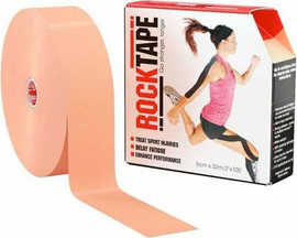 ROCKTAPE טייפ קינזיולוגי 5 ס"מ ואורך 32 מטר – RT BULK REG LOGOBLACK