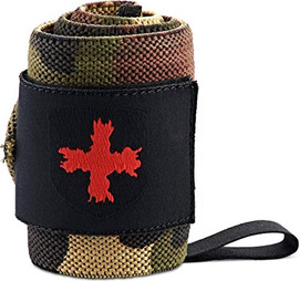 Harbinger רצועות תמיכה לשורש כף היד ירוק צבאי - HARB RED LINE WRIST WRAPS CAMO
