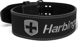 Harbinger חגורת עור מקצועית Harbinger 10mm Powerlifting – שחור
