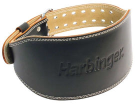 Harbinger חגורת עור מרופדת 15 ס"מ רוחב - "PADDED LEATHER BELT 6