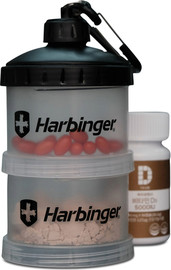 Harbinger מיכל אחסון לאבקת חלבון Harbinger Protein Case