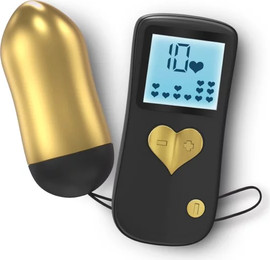 Love to Love ביצת רטט לגירוי חיצוני ופנימי עם שלט CRY BABY - GOLD