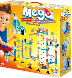 Buki France מסלול גולות מגה MEGA עם למעלה מ 100 חלקים, מעלון חשמלי ואפקטים אורקוליים
