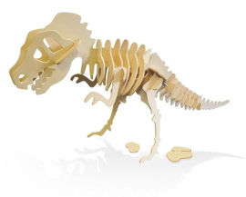 Buki France דינוזאור עץ T-REX גדול לבניה ללא דבק