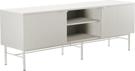 פלורליס שידת מדיה סאגה גריי 150x40x55