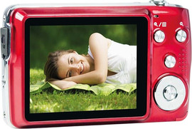 Agfa מצלמה דיגיטלית קומפקטית AgfaPhoto Realishot DC8200 - צבע אדום