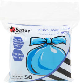 סאסי שקיות אשפה ריחניות לטיטולים