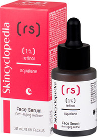 Skincyclopedia סרום אנטי אייג'ינג לפנים, סרום לאובדן גמישות העור, סרום למניעת קמטים, פיגמנטציה ושינוי במבנה העור רטינול 1% - 30 מ״ל Anti-Aging Serum