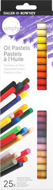 Daler Rowney SIMPLY פסטל שמן רך 25 גוונים