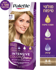 פאלטה קרם צבע שיער בלונד בהיר 8-0