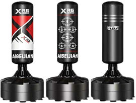 בית הצעצוע מתקן איגרוף מקצועי עומד 170X50X27 ס''מ מצופה גומי