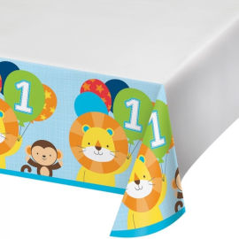 מסיבלנד מפת שולחן One is fun בנים