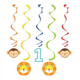 מסיבלנד קישוטי תליה one is fun בנים