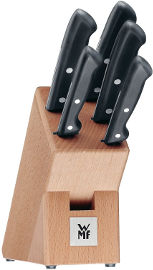 WMF סט 5 סכינים CLASSIC בבלוק עץ
