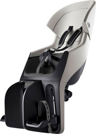 Britax מושב אופניים לפעוט Jockey Maxi חיבור מהיר לסבל עם שיכוך זעזועים ומצבי שכיבה - לבן Warm White