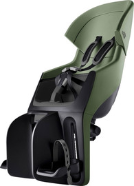 Britax מושב אופניים לפעוט Jockey Maxi חיבור מהיר לסבל עם שיכוך זעזועים ומצבי שכיבה - ירוק Urban Olive