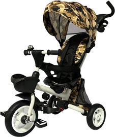 Baby Safe תלת אופן דגם Trilo מבית BabySafe - צבע שחור צבאי