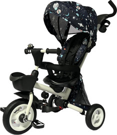 Baby Safe תלת אופן דגם Trilo מבית BabySafe - צבע כחול כוכבים