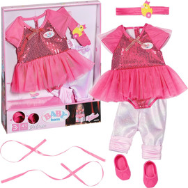 BabyBorn סט בלרינה ביגוד ואביזרים לבובת בייבי-בורן 43 ס"מ