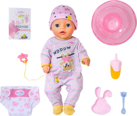 BabyBorn בובת תינוקת בייבי-בורן אינטראקטיבית 36 ס"מ