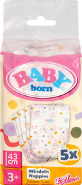 BabyBorn בייבי בורן - חבילת 5 חיתולים חדש