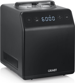 GRAEF מכונת גלידה ביתית 2 ליטר כולל יחידת הקפאה מובנית Graef גראף Ice Machine IM706 Iron Mica