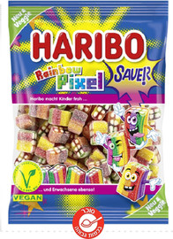 הריבו Haribo Rainbow Pixel הריבו פיקסל גומי צבעוני חמוץ
