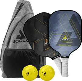 JOOLA סט זוג מחבטים ו- 2 כדורי פיקלבול עם תיק - Joola Essentials Pickleball Paddle Set