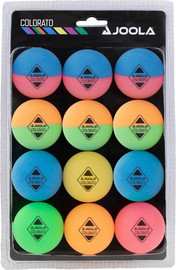 JOOLA סט 12 כדורי טנ"ש צבעוניים - Joola Ballset Colorato