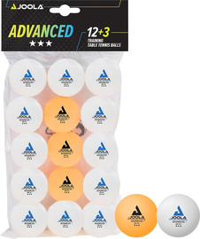 JOOLA 15 כדורי טנ״ש 3 כוכבים - JOOLA Training Advanced 3 Star Table Tennis Balls 40+