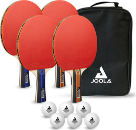JOOLA סט טנ"ש מקצועי 4 מחבטים + 6 כדורים עם תיק - TT-SET JOOLA FAMILY ADVANCED