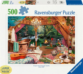 Ravensburger פאזל 500 חלקים - קמפינג חמים - Ravensburger