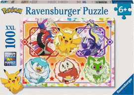 Ravensburger פאזל 100 חלקים של דמויות פוקימון