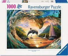 Ravensburger פאזל 1000 חלקים - ספלאש בשקיעה - Ravensburger