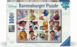 Ravensburger פאזל 100 חלקים של מגוון דמויות אהובות מדיסני