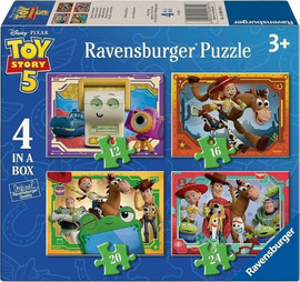 Ravensburger 4 פזלים בקופסא TOY STORY 5
