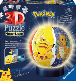 Ravensburger פאזל כדור 72 חל' מואר - פוקימון - Ravensburger