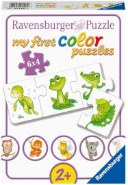 Ravensburger הפאזל הראשון שלי - 6 פאזלים 4 חלקים כ"א ללימוד חיות וצבעים