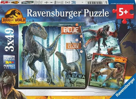 Ravensburger פזל 3X49 פארק היורה דינוזאורים