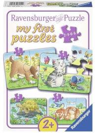 Ravensburger הפאזל הראשון שלי - 4 פאזלים חיות בית חביבות
